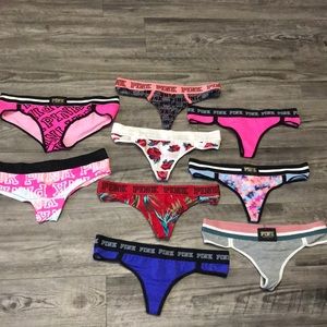 Victoria’s Secret PINK thongs size M